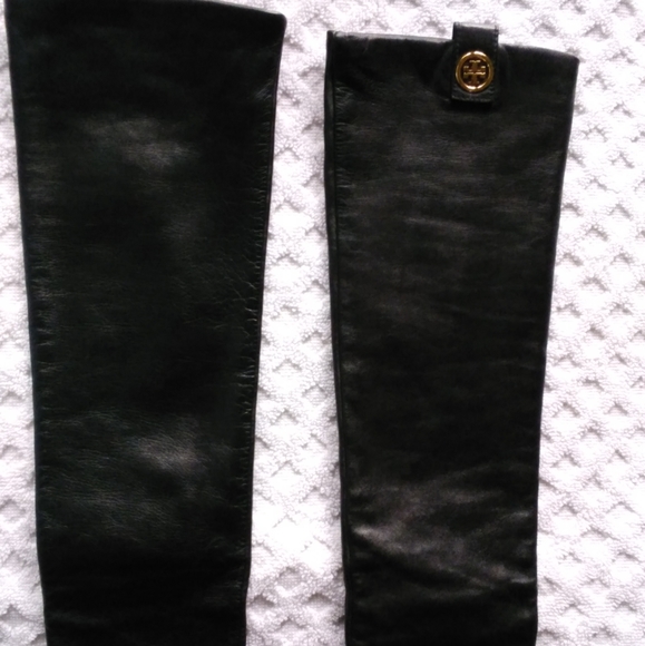 Tory Burch Long Leather Gloves (Rare) - Picture 7 of 10
